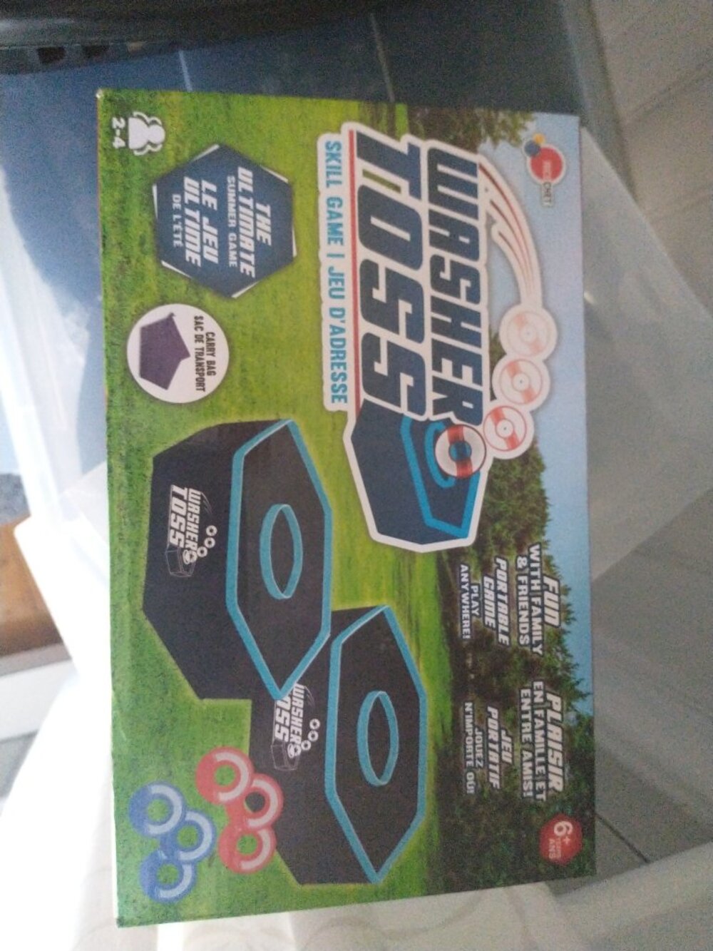 Washer toss